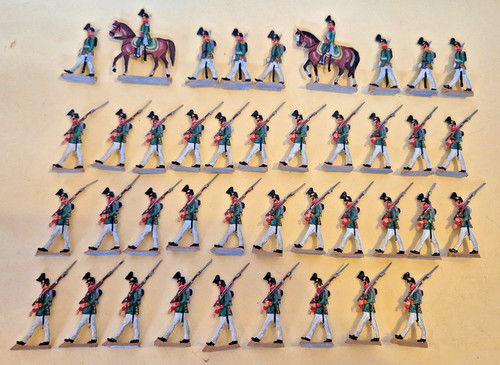Zinnfiguren soldaten und - 40,