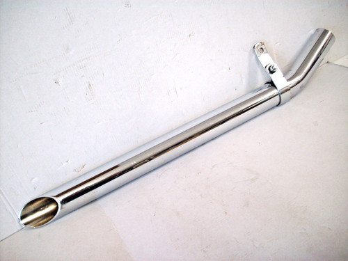 Chrom sidepipe auspuff rechts - chrom,