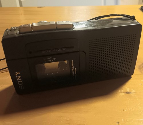 Sony microcassette recorder - sony, microcassette-recorder