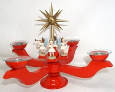 Adventsleuchter Erzgebirge Blank Weihnachtsengel musizierend 29cm/40cm