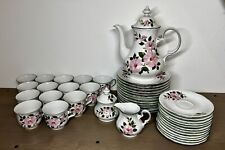 Winterling Kirchenlamitz Wildrose Kaffeeservice Porzellan 50er Retro Vintage