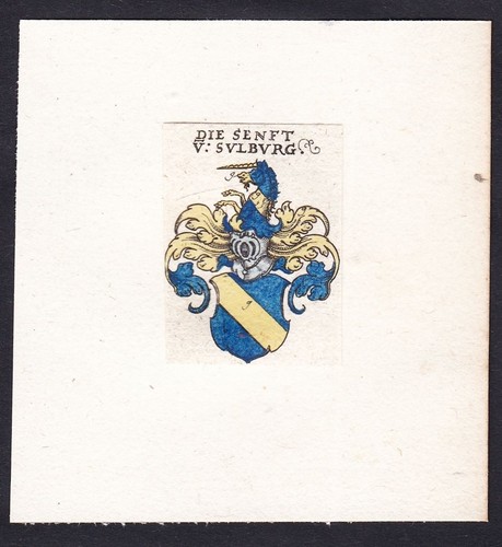 Senfft von sulburg wappen coat - von,