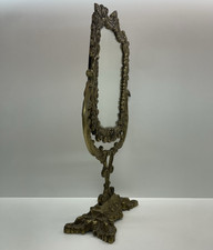 Antiker Schminkspiegel / Tischspiegel • Barock Stil • 42 cm Höhe