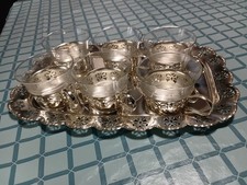 Teeservice silber Farben