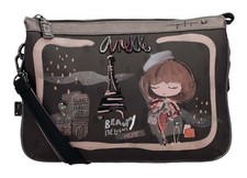 Anekke Mademoiselle Crossbody Bag Umhängetasche Tasche Multicolor dunkelbraun