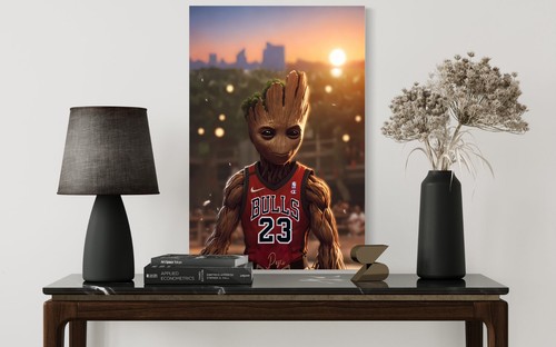 Groot leinwandbild guardians - groot,