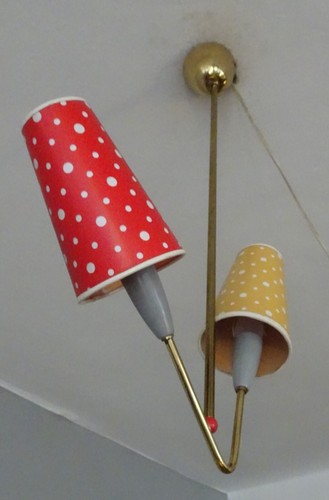 Polka dot 50s deckenlampe - polka,