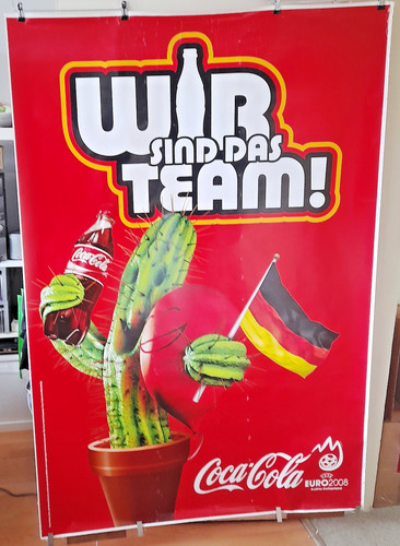 Plakat coca cola uefa - , coca-cola