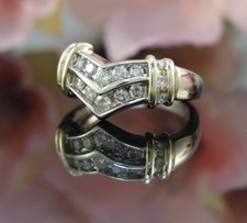 Bicolor brillant ring 585er - bicolor,