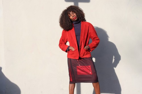 Vintage wildleder blazer - vintage,