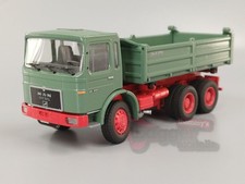 1061-10 - Conrad - MAN F8 Diesel 3 achs Dreiseitenkipper grün  Neu OVP 1:50