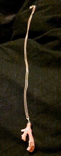 Kette mit korallenast - kette,
