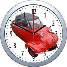 Wanduhr mit Auto Motiv der