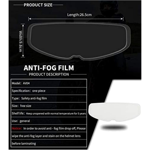 Helm antibeschlagfolie visier - helm,