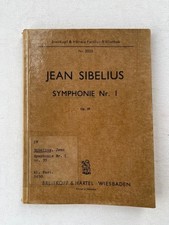 Noten.  Sibelius. Symphonie