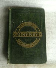 antikes Kochbuch 1891 •