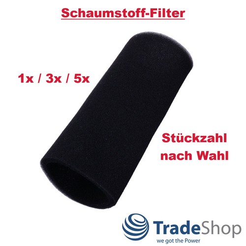 5x schaumstofffilter - 1x/3x/5x,