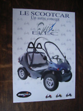 Secma Le Scootcar Fun Elec Prospektblatt / Sales sheet, F