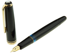 Montblanc II Serie Füller Nr.252 Schwarz Gold 14 Karat EF-Feder Meisterstück