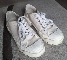 H+M  Damen Schuhe Gr.  39 Plateau 3 cm - Beige