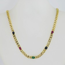 Kette Collier Panzerkette mit