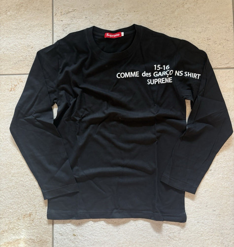 Supreme cdg longsleeve - cdg,