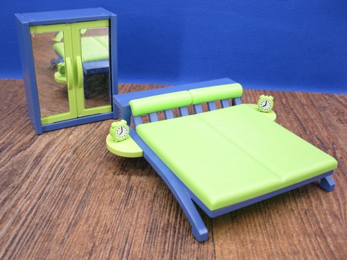 Bett schrank wecker - bett, möbel