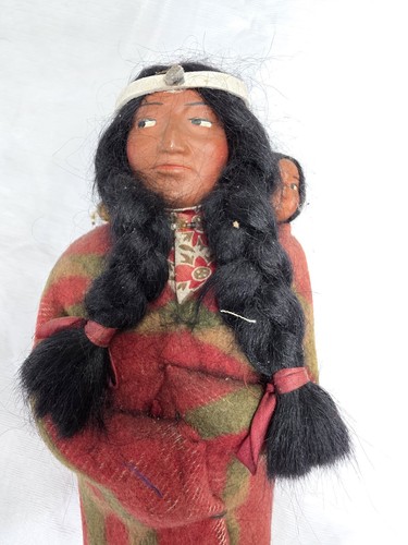 Vintage skookum indianer puppe - vintage,