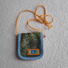 DIE SPIEGELBURG Brustbeutel Felix WORLD Khaki Kleingeld Schlüssel Wie NEU