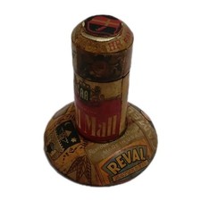 Altes Benzin Tischfeuerzeug Feuerzeug Beklebt #1