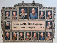 Kaiser Wilhelm Franz Joseph Zeppelin Tirpitz Mackensen Hindenburg Ludendorff