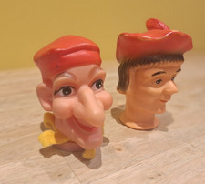 2 Köpfe für Handpuppen -