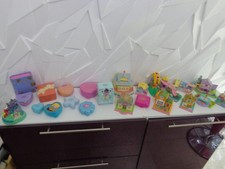 Polly Pocket Bluebird Vintage Sammlung Konvolut Playset 22 Stück + Figuren