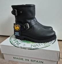 Panama Jack Stiefel Boots Felina Igloo in Leder schwarz mit Lammfell Gr. 38 NEU