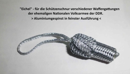 Silberne eichel für - ", die