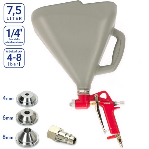 Trichterpistole mit 3 - trichterpistole,