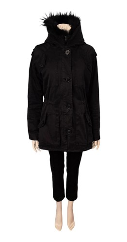 Blonde parka jacke - blonde,