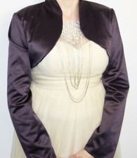 SATIN BOLERO ABEND JACKE