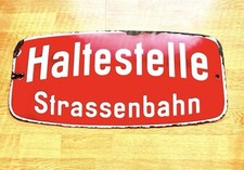 Haltestellenschild / Haltestelle Strassenbahn,  Dresden