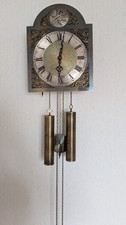 Wanduhr Pendeluhr BBH Aug. Schatz und Söhne Germany Tempus Fugit (Ab ca. 1950)