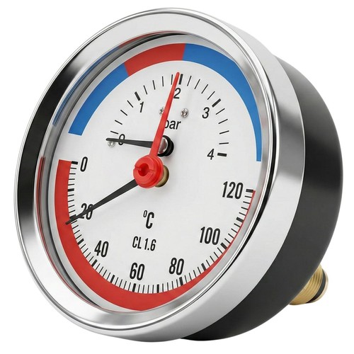 Thermomanometer 4bar 120 c - thermomanometer, 0-120°c
