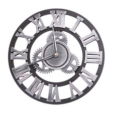  Industrielle Zahnraduhr Büro Reisen Vintage Wanduhr Industriewanduhr