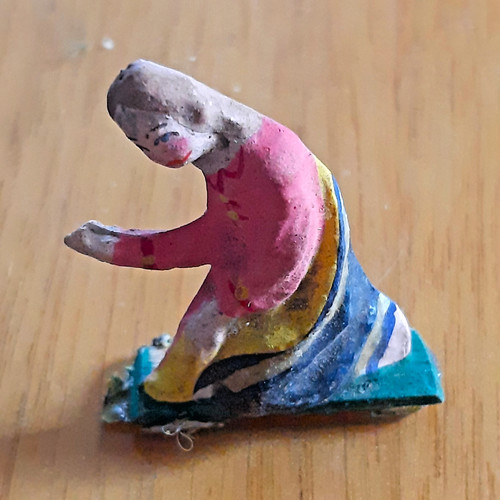 Uralt masse figur maria - figur,
