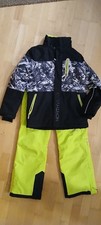 Tollen Skianzug Von Northville   Gr. 146/152, Grau Schwarz Neon