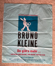 Tragetasche Plastiktüte Bekleidung "BRUNO KLEINE Da gibt´s mehr ..." Rar Sammler