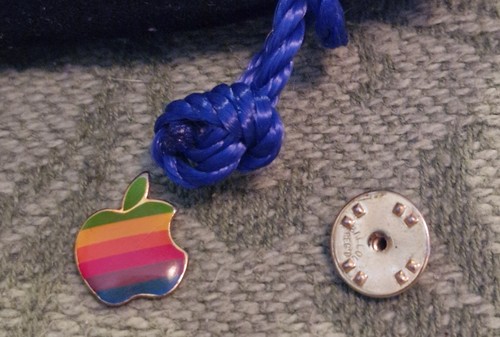 Original vintage apple - apple, rainbow