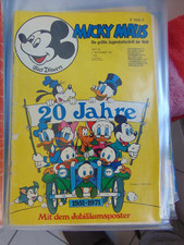 Micky Maus 1971 34 Hefte im Ordner