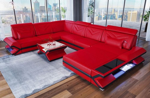 Sofa wohnlandschaft leder - sofa,