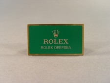 145704: Rolex Deepsea Original Vitrinen Display, Aufsteller, Schild