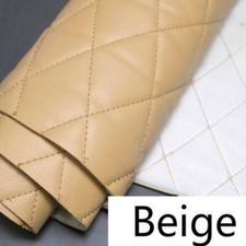 Kunstleder Stoff Grid Schwamm Gesteppt DIY Auto Innen Sitzbezug Material